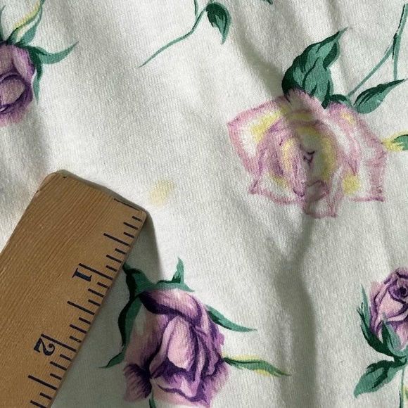 Vintage Illusions Floral Maxi Dress Sweetheart Neckline Button Front Fit Flare - Picture 13 of 13